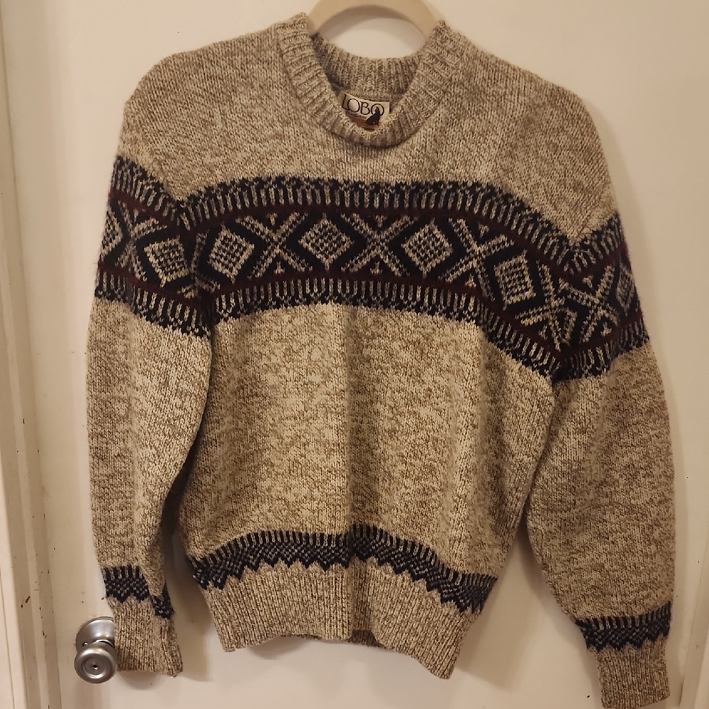 Pendleton LOBO 100% Virgin Wool Sweater Size M